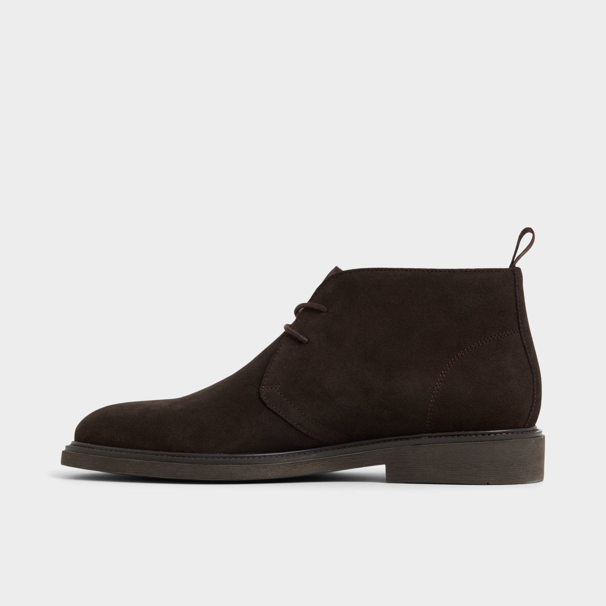 Jefrey Dark Brown Leather Suede Men's Chukka boots - Chukka boot Aldo Dark Brown
