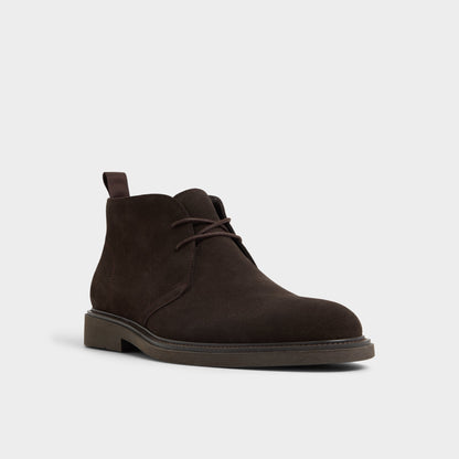 Jefrey Dark Brown Leather Suede Men's Chukka boots - Chukka boot Aldo Dark Brown