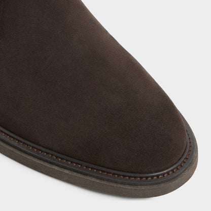 Jefrey Dark Brown Leather Suede Men's Chukka boots - Chukka boot Aldo Dark Brown