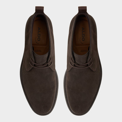 Jefrey Dark Brown Leather Suede Men's Chukka boots - Chukka boot Aldo Dark Brown