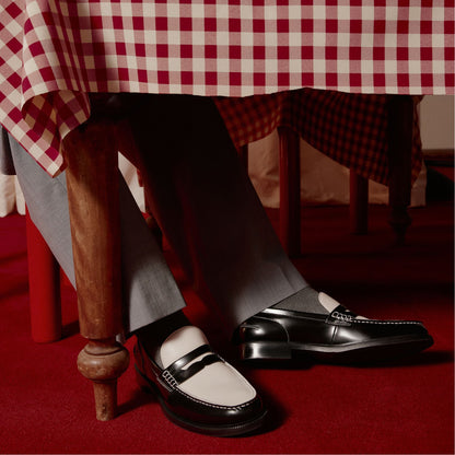 Kieran Black/White Men's Dress Shoes - Loafer Aldo Black/white