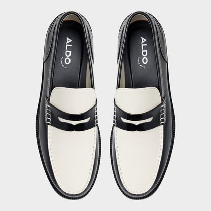 Kieran Black/White Men's Dress Shoes - Loafer Aldo Black/white