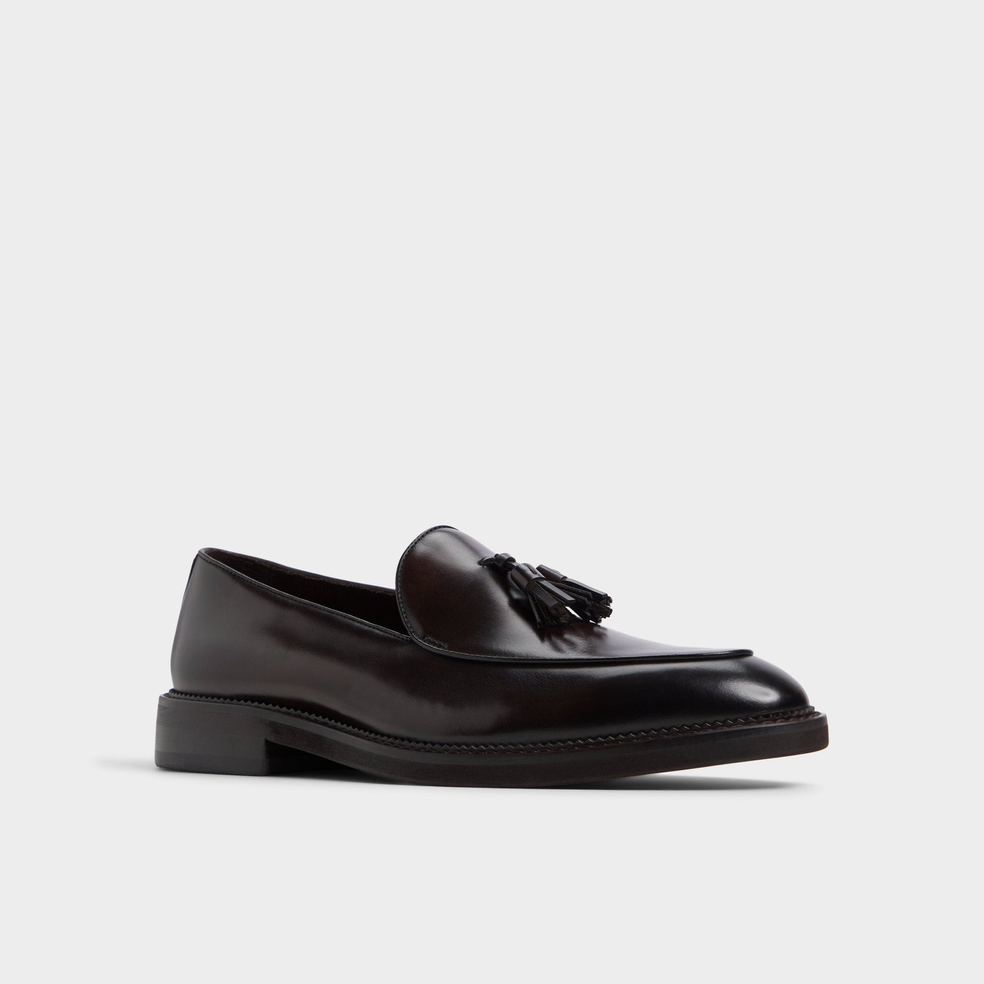 Portos Dark Brown Men's Dress Shoes - Loafer Aldo Dark brown