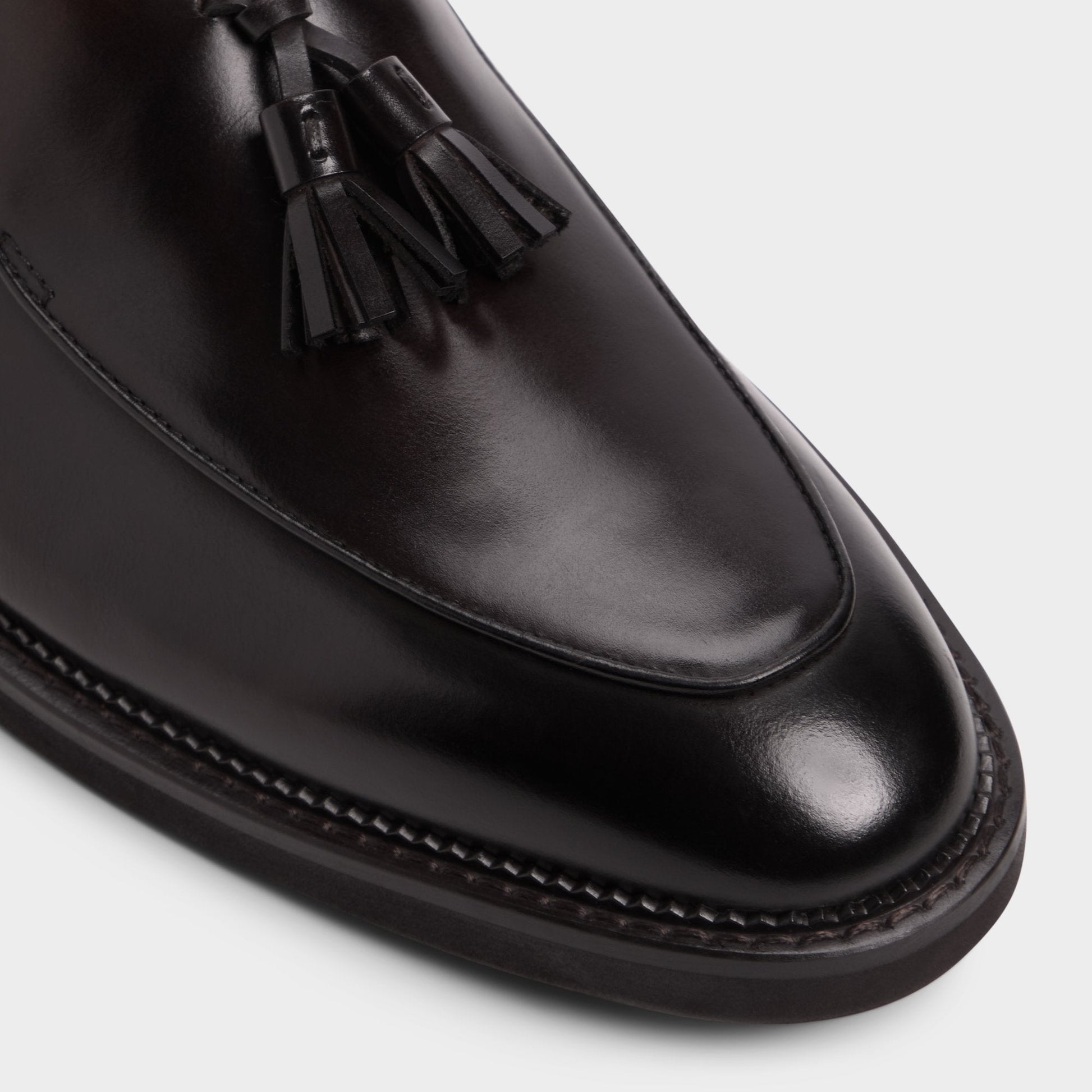 Portos Dark Brown Men's Dress Shoes - Loafer Aldo Dark brown
