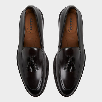 Portos Dark Brown Men's Dress Shoes - Loafer Aldo Dark brown