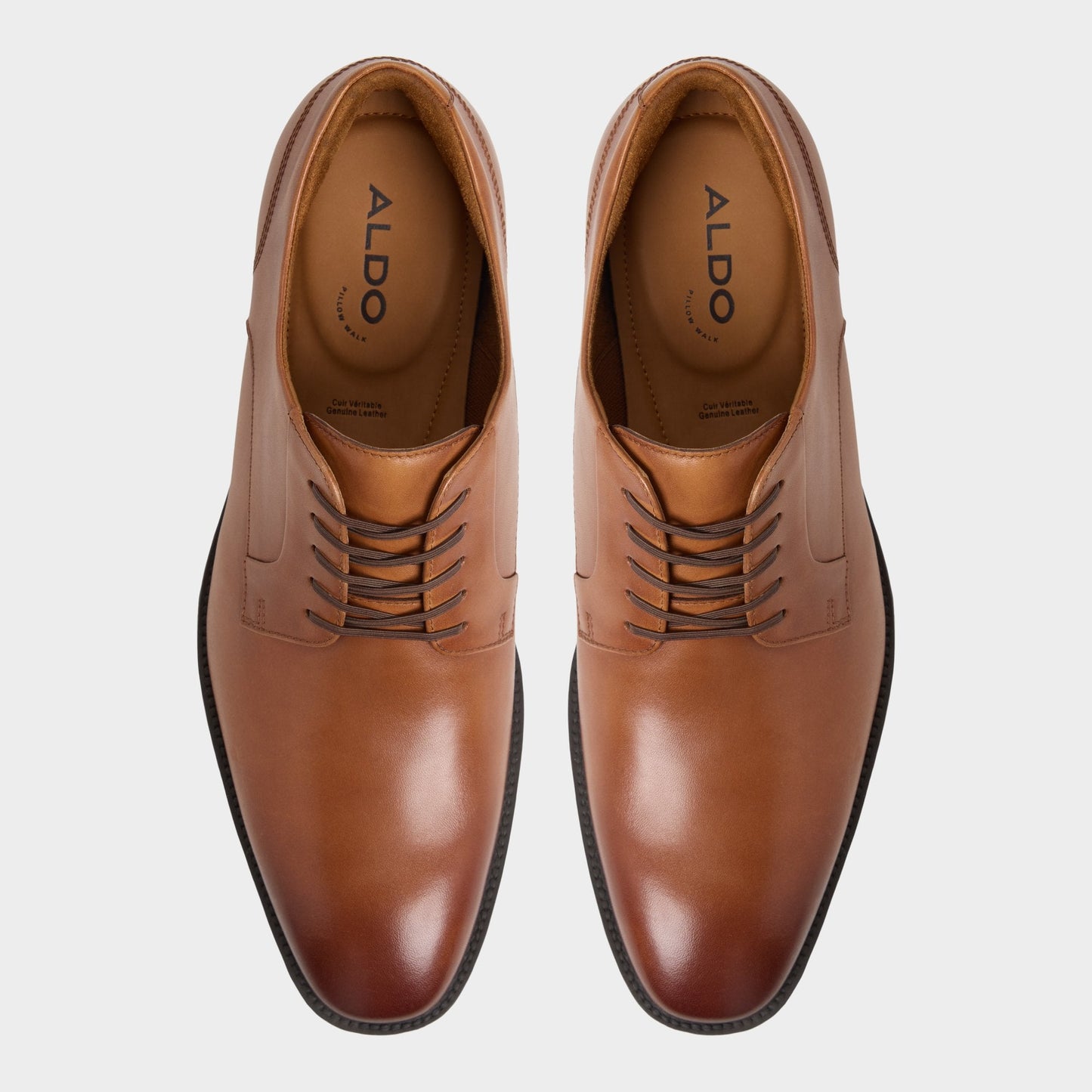 Teodoro in Cognac - Derby shoe Aldo Cognac