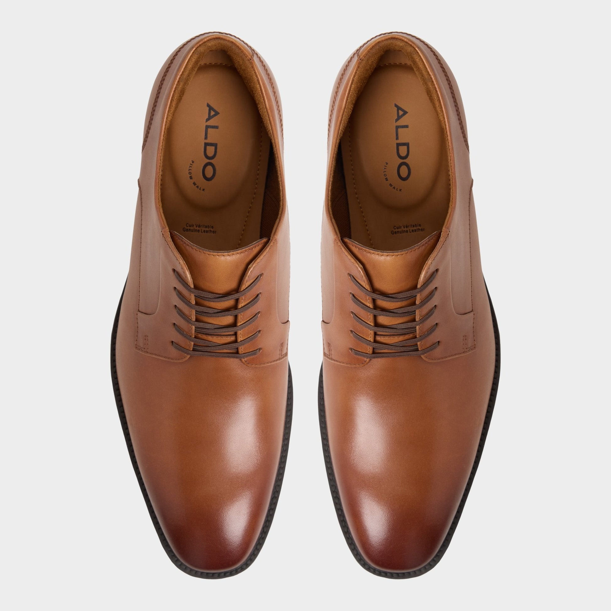 Teodoro in Cognac - Derby shoe Aldo Cognac