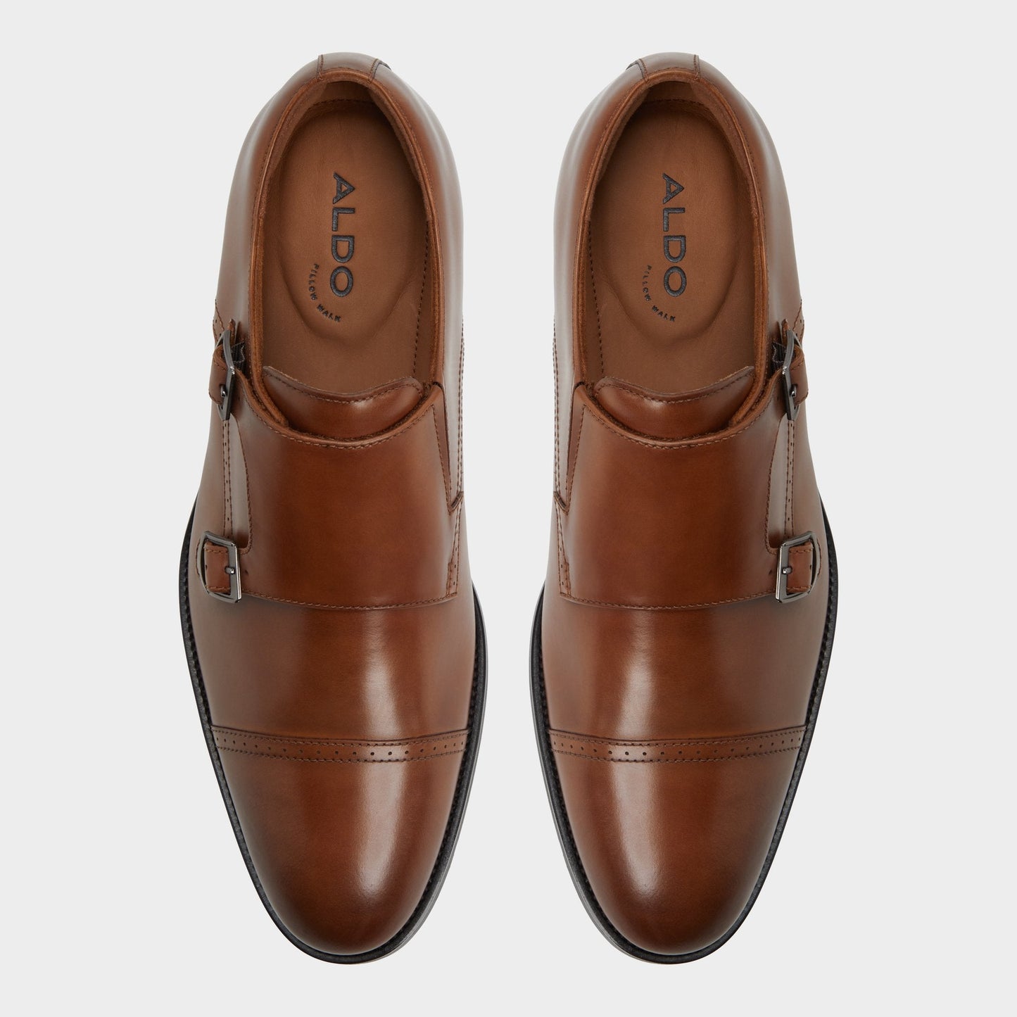 Zelasien in Cognac - Monkstrap loafer Aldo Cognac