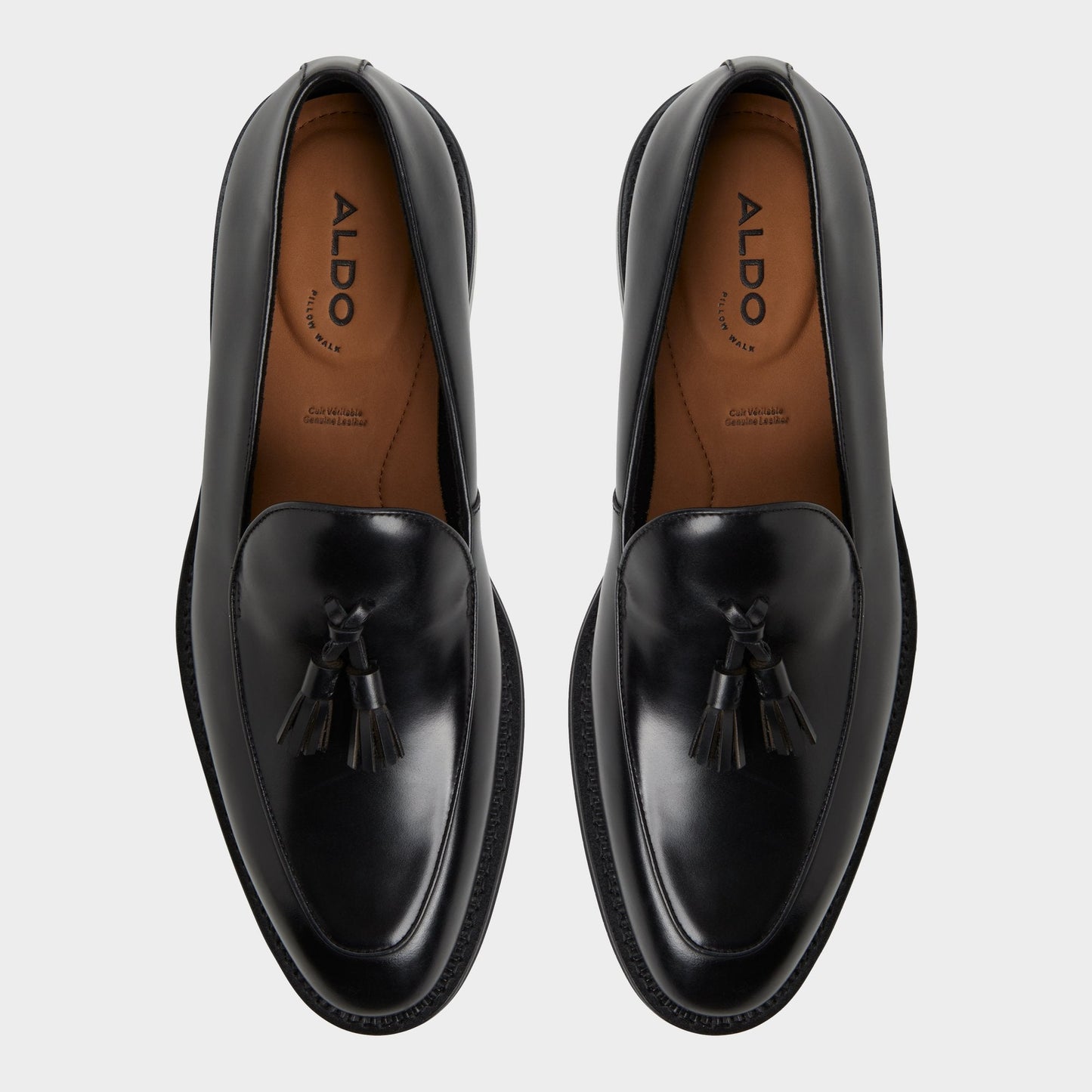 Portos Black Men's Dress Shoes - Loafer Aldo Black
