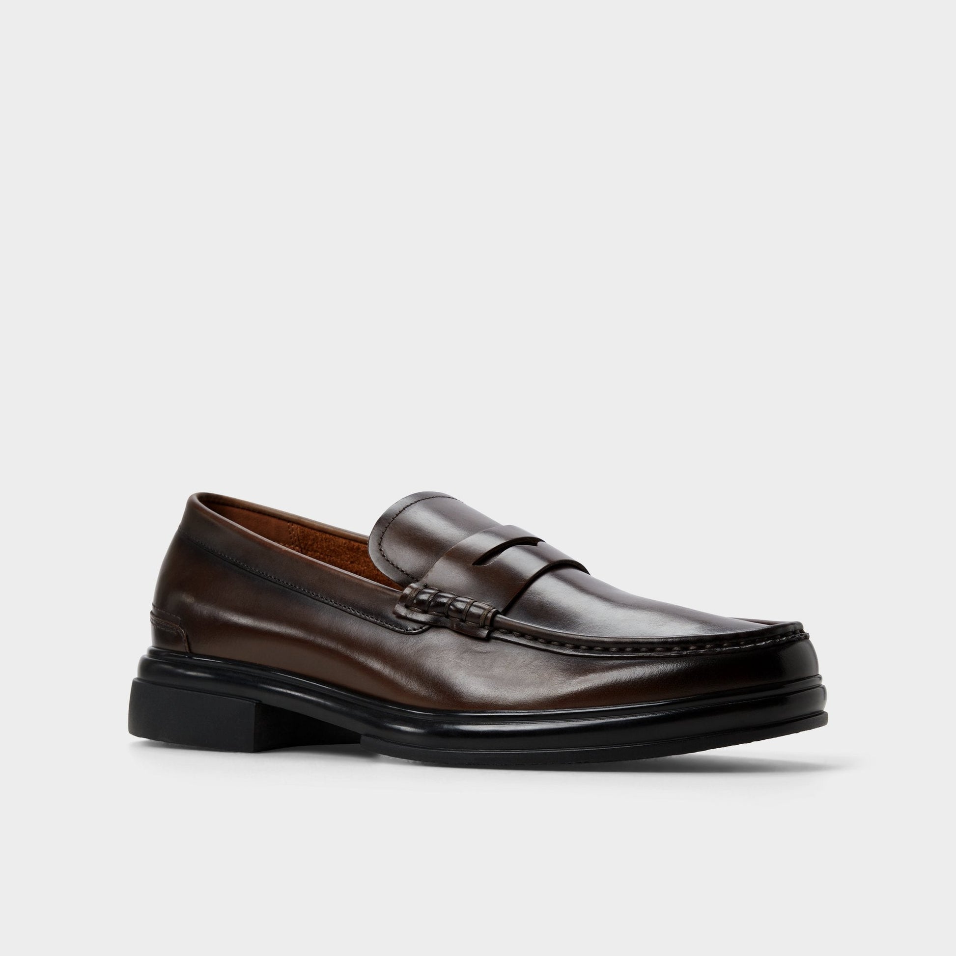 Tucker Other Brown Leather Smooth Men's Loafers & Slip-Ons - Loafer Aldo Other brown