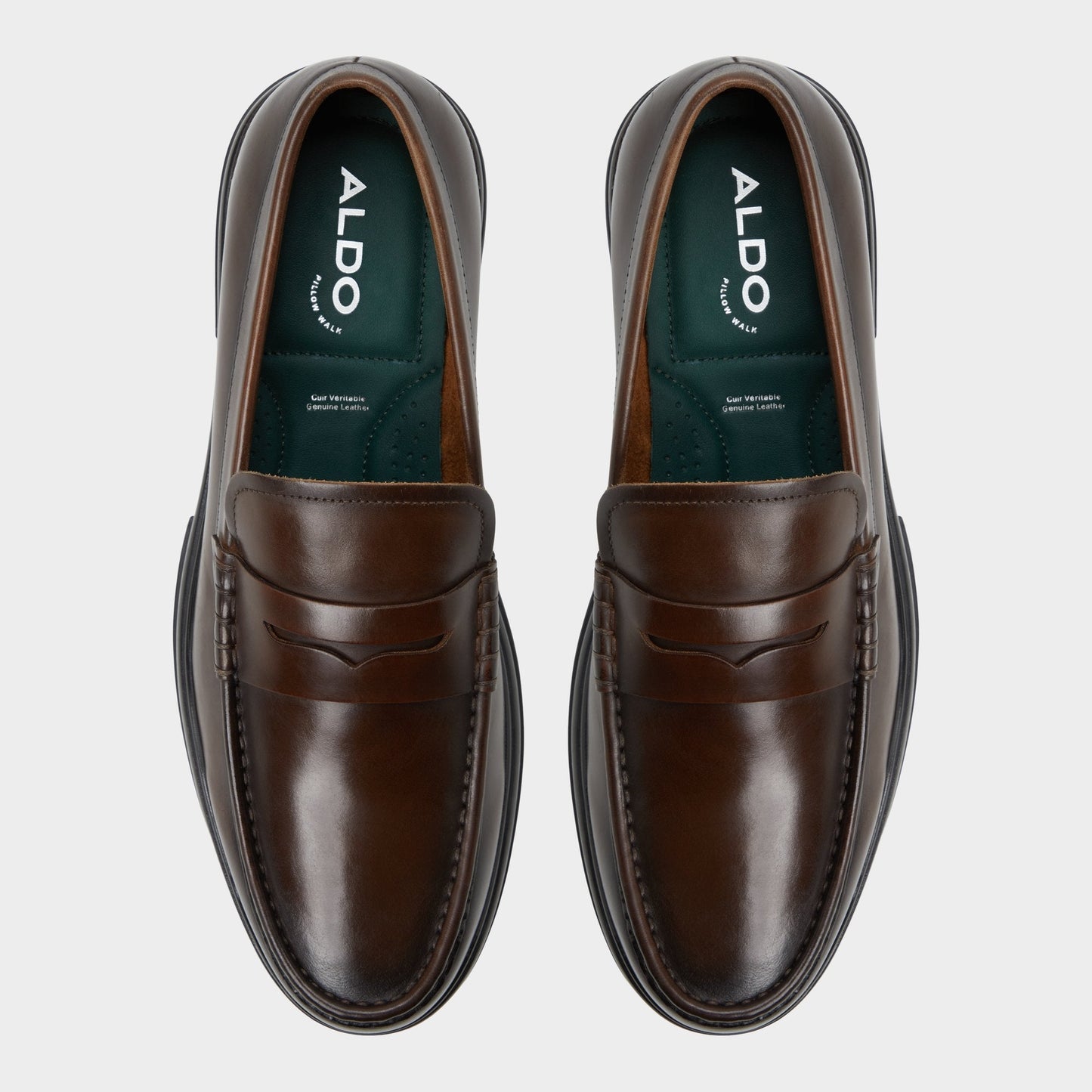 Tucker Other Brown Leather Smooth Men's Loafers & Slip-Ons - Loafer Aldo Other brown