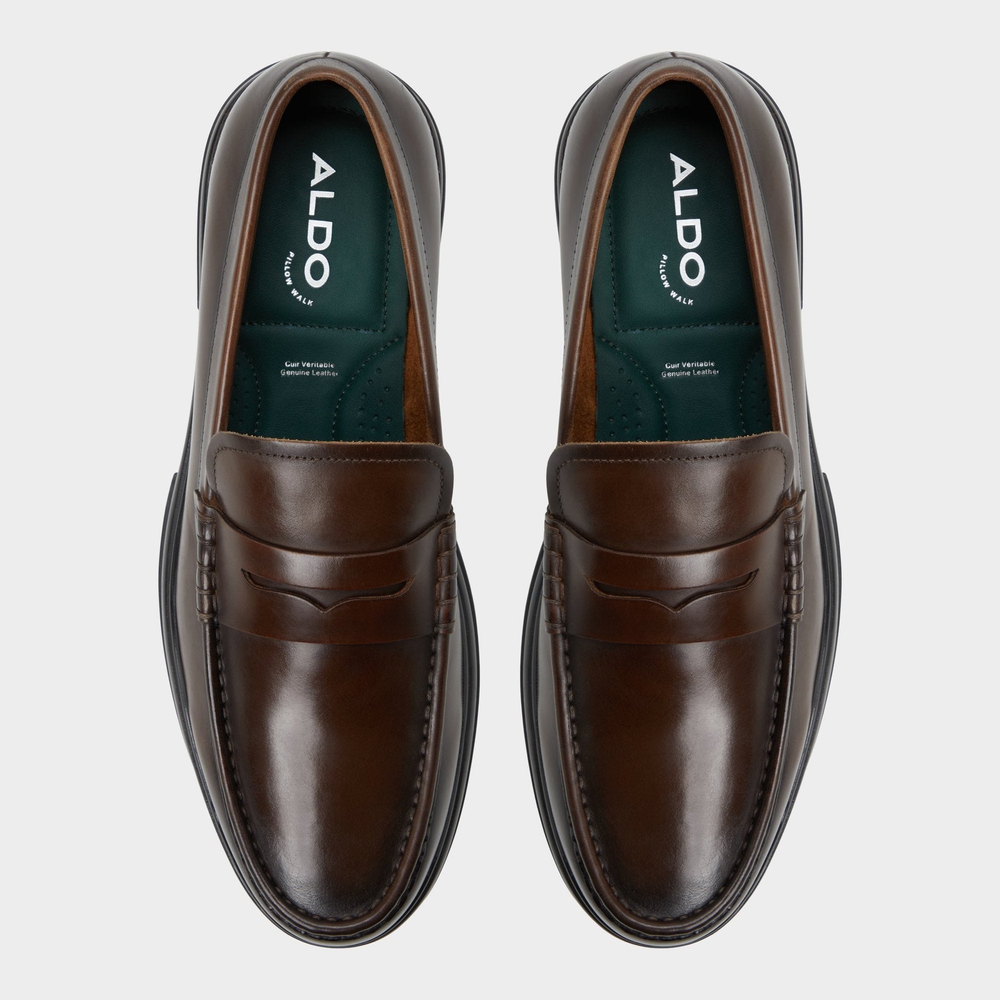 Tucker Other Brown Leather Smooth Men's Loafers & Slip-Ons - Loafer Aldo Other brown