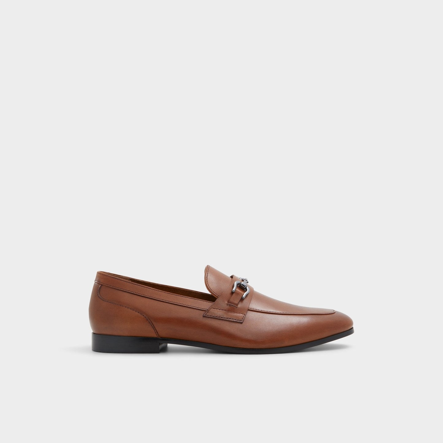 Marinho Cognac Leather Smooth Men's Dress Shoes - Loafer Aldo Cognac