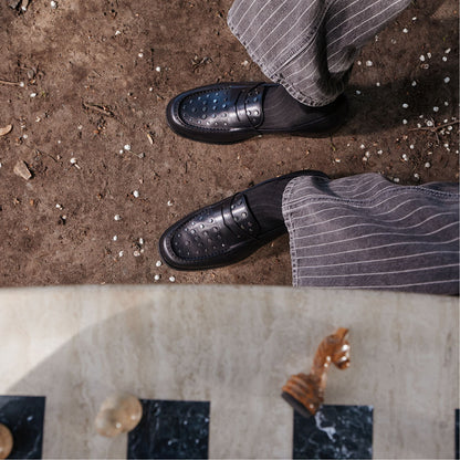 Keifer Black/Silver Multi Men's Dress Shoes - Loafer Aldo Black/silver multi