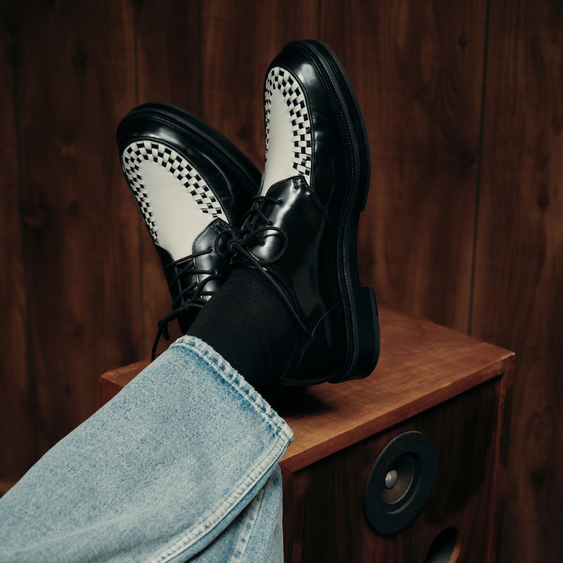 Rocco in Black White - Oxford shoe Aldo Black/White