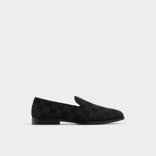 Casino Other Black Synthetic Textured Men's Dress Shoes - Loafer Aldo Other Black