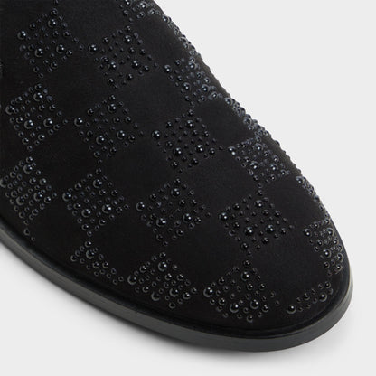Casino Other Black Synthetic Textured Men's Dress Shoes - Loafer Aldo Other Black