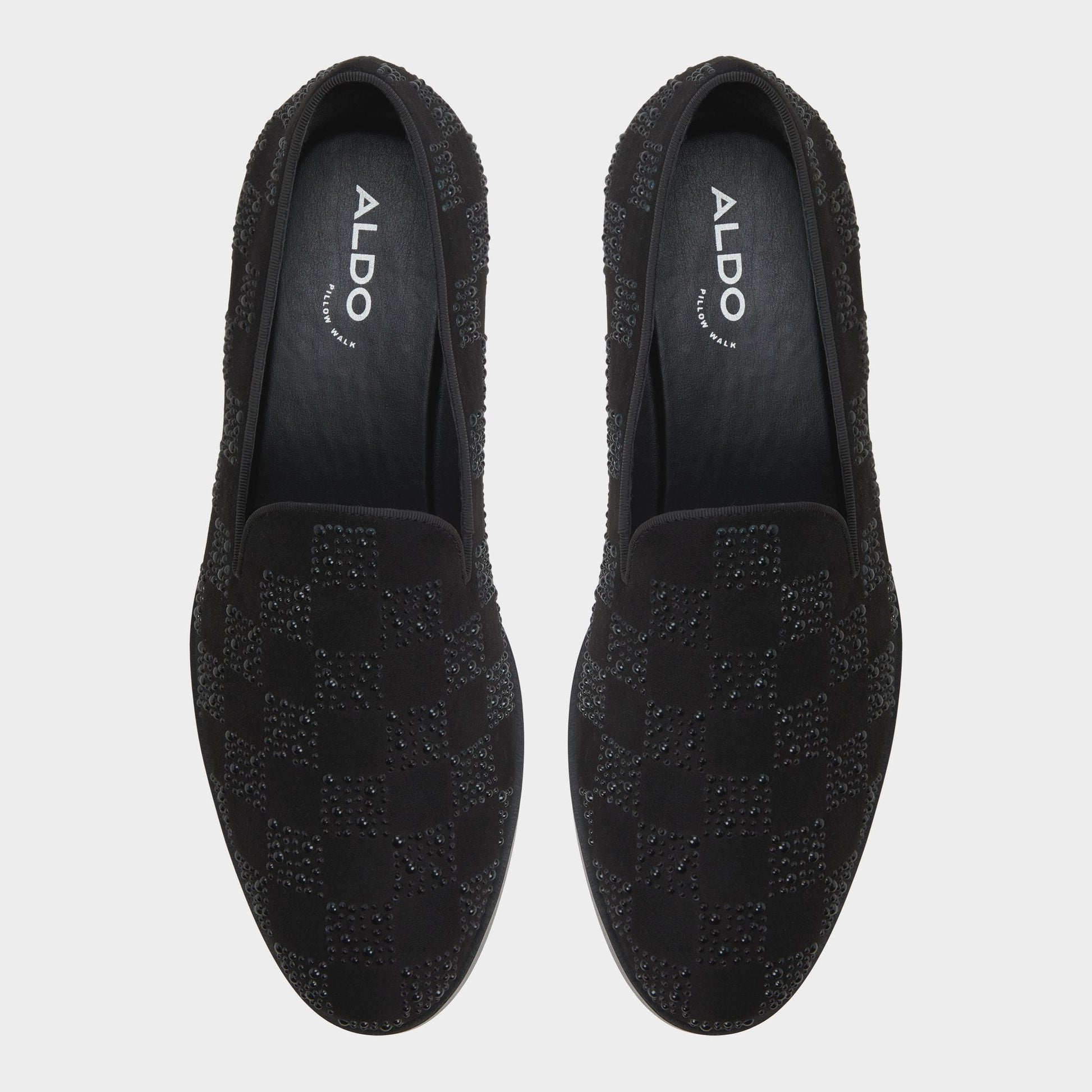 Casino Other Black Synthetic Textured Men's Dress Shoes - Loafer Aldo Other Black