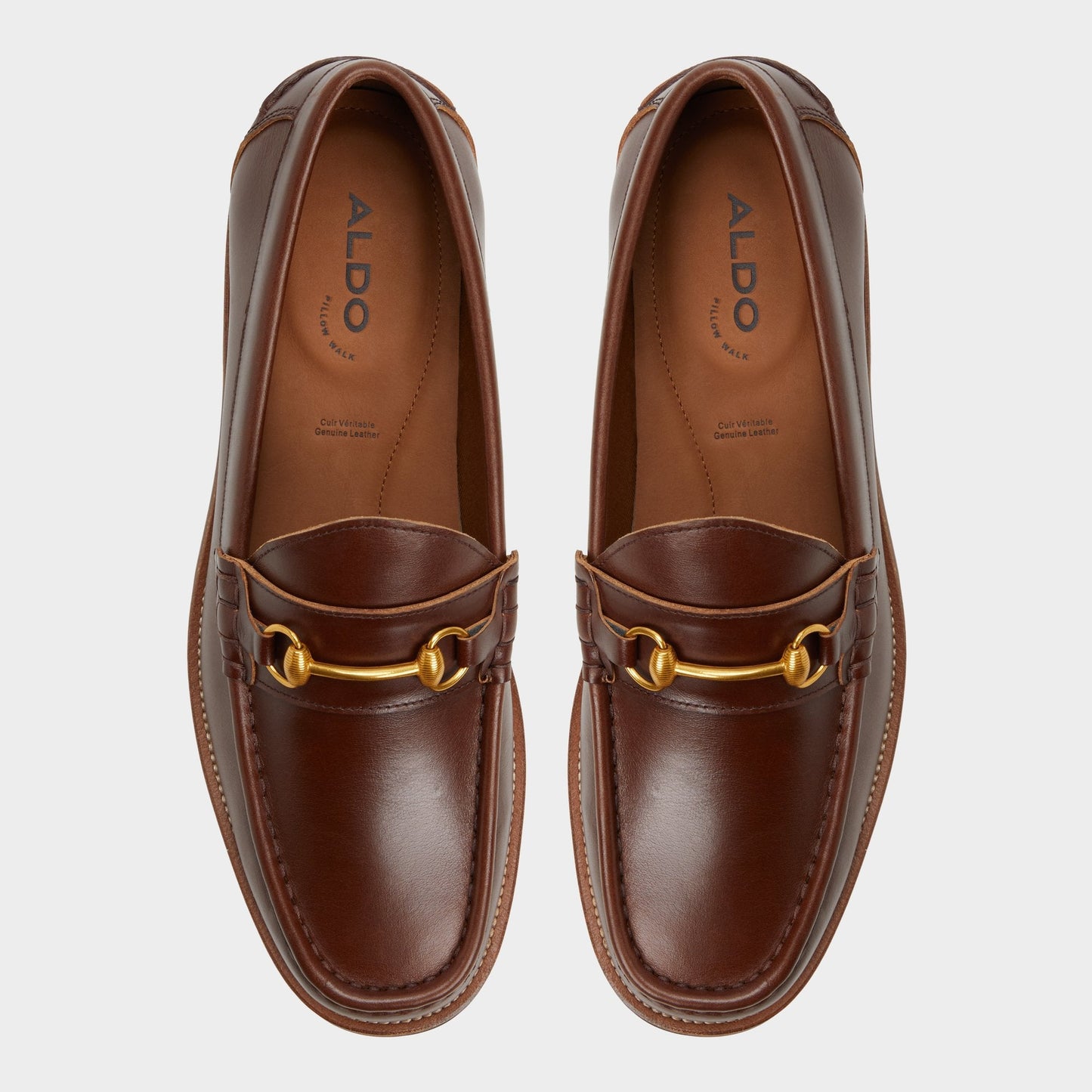 Wildwoodd Medium Brown Men's Dress Shoes - Loafer Aldo Medium Brown