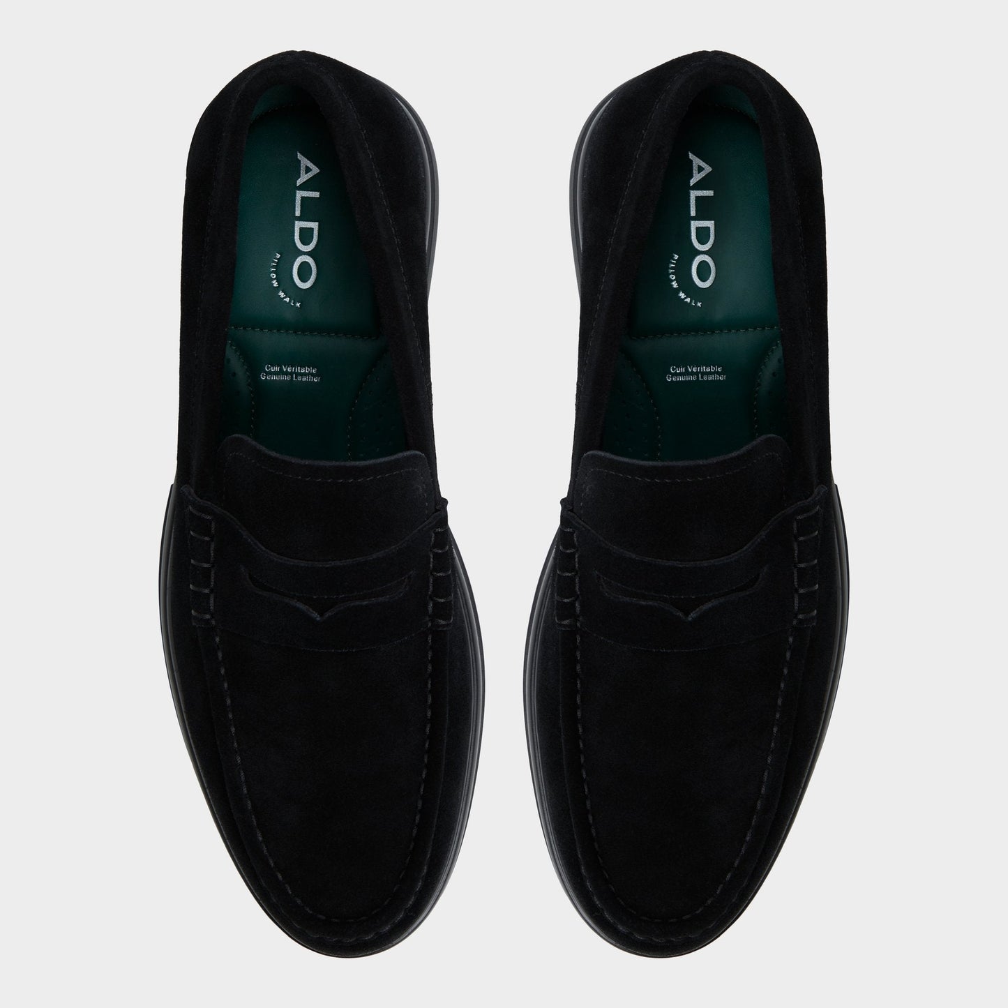 Tucker Black/Black Men's Dress Shoes - Loafer Aldo Black/Black