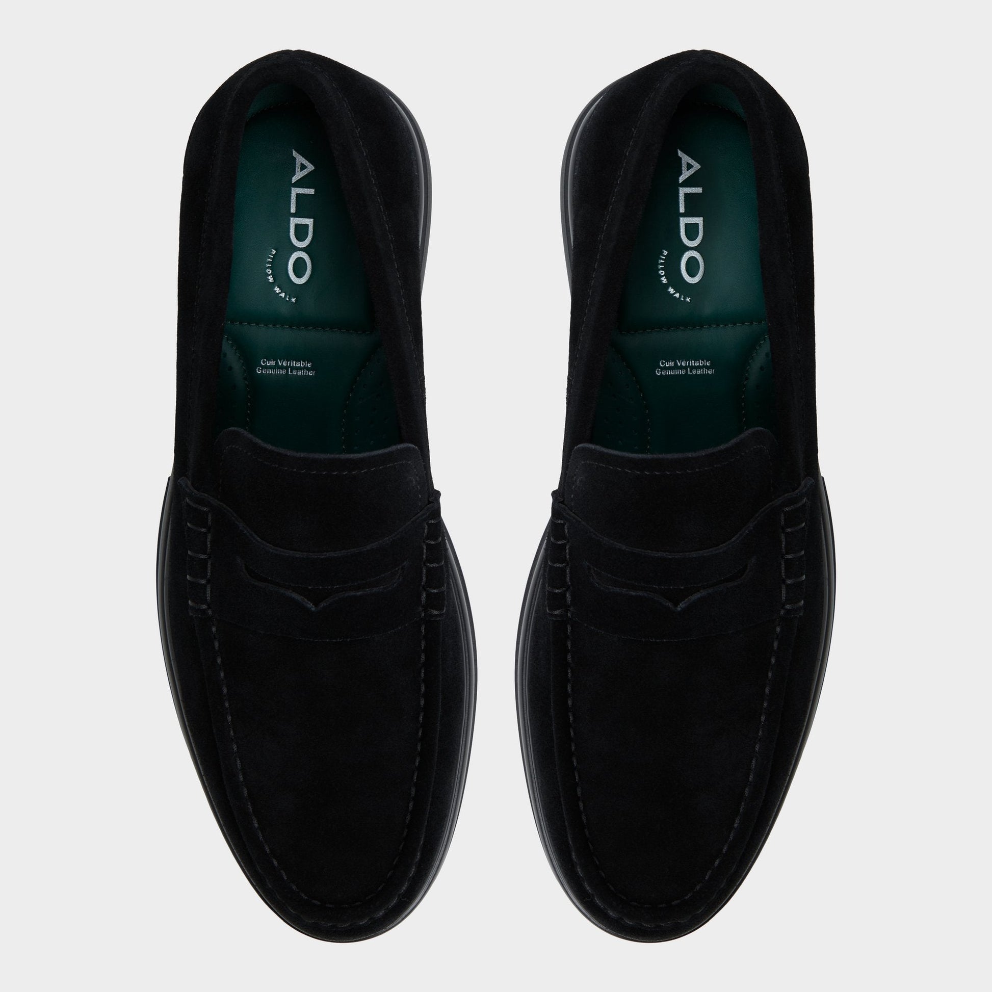 Tucker Black/Black Men's Dress Shoes - Loafer Aldo Black/Black