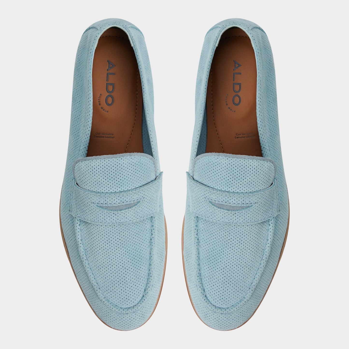 Journey Light Blue Men's Dress Shoes - Loafer Aldo Light Blue