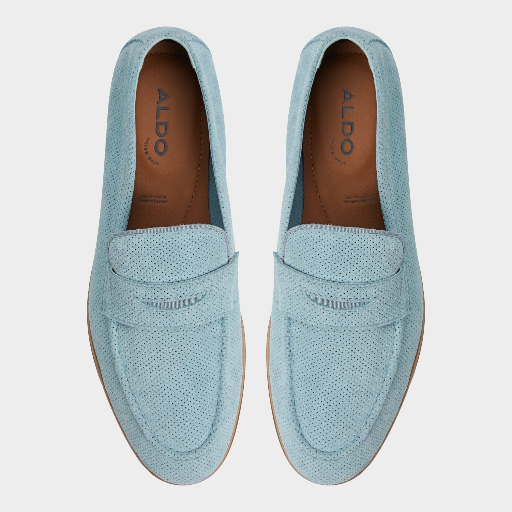Journey Light Blue Men's Dress Shoes - Loafer Aldo Light Blue