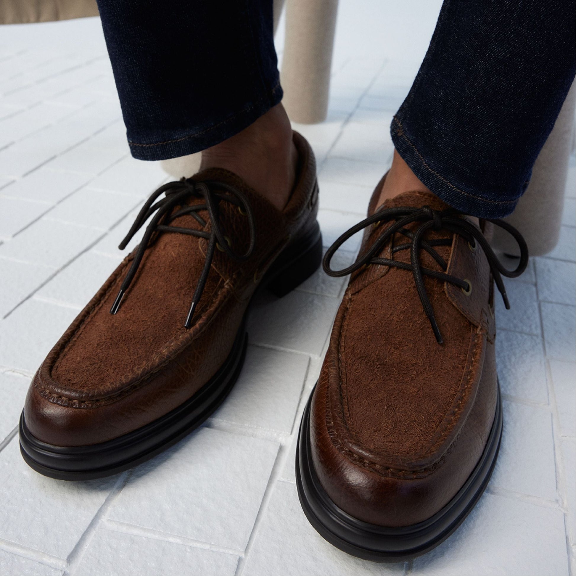 Seaexplorer Cognac Men's Dress Shoes - Boat shoe Aldo Cognac