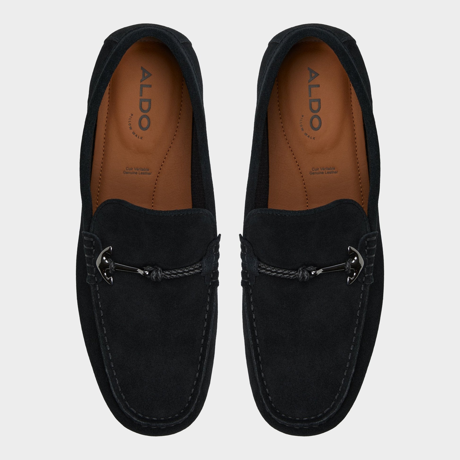 Wilbart Open Black Men's Casual Shoes - Driving shoe Aldo Open Black