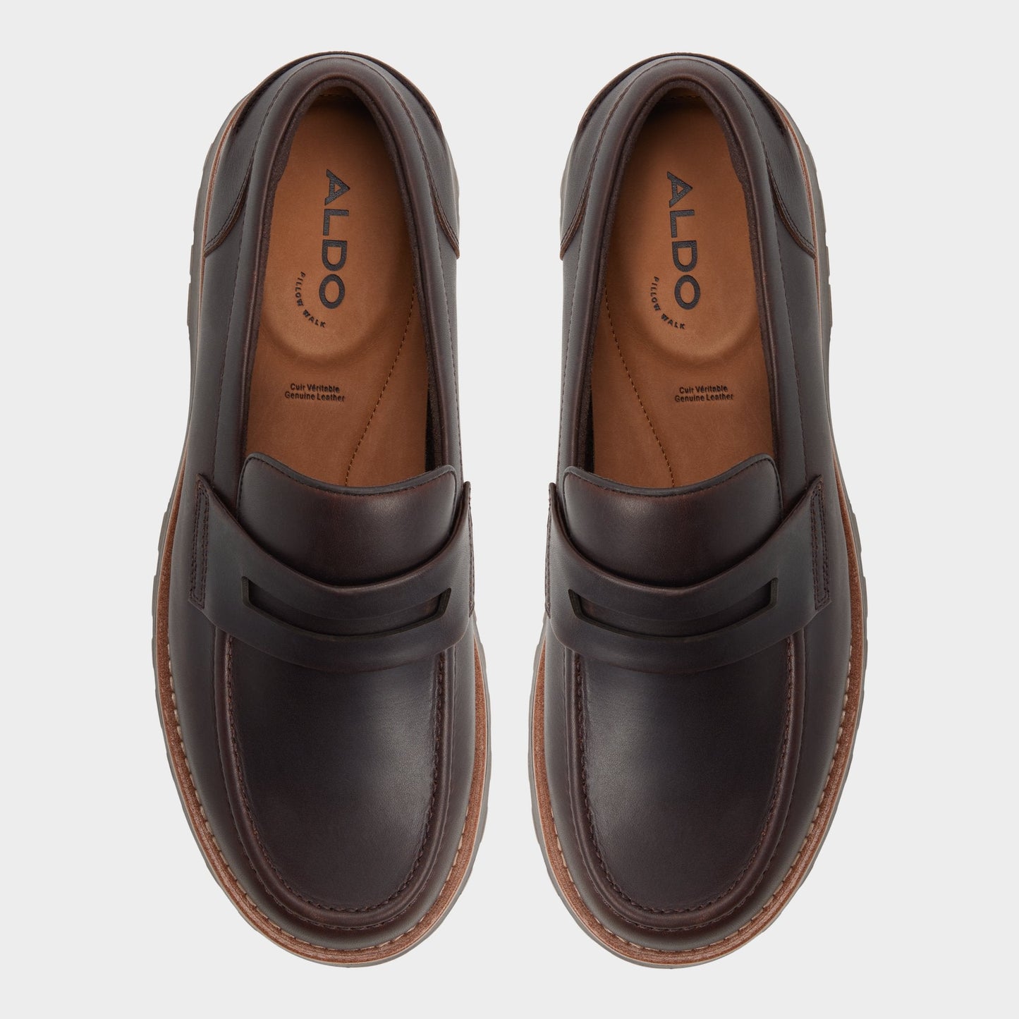 Kole in Dark Brown - Loafer Aldo Dark brown