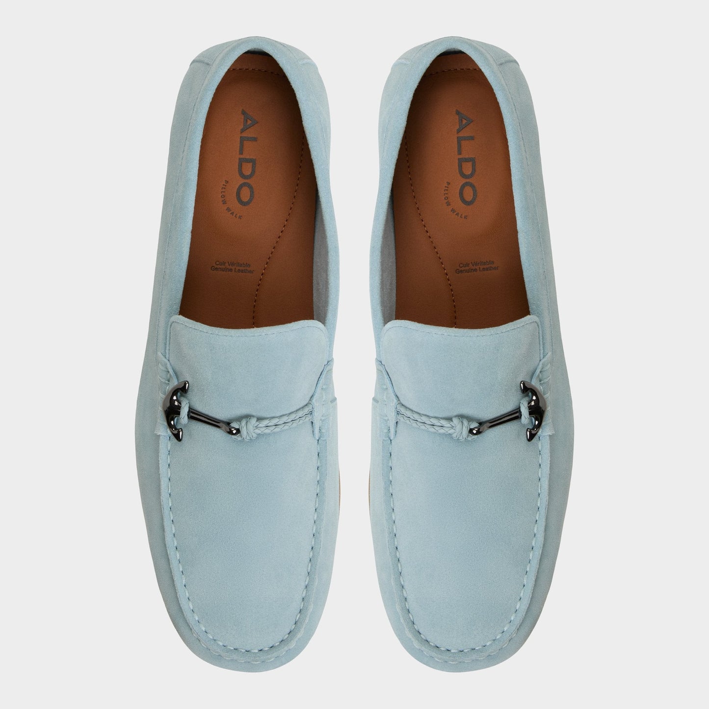 Wilbart Light Blue Men's Casual Shoes - Loafer Aldo Light Blue