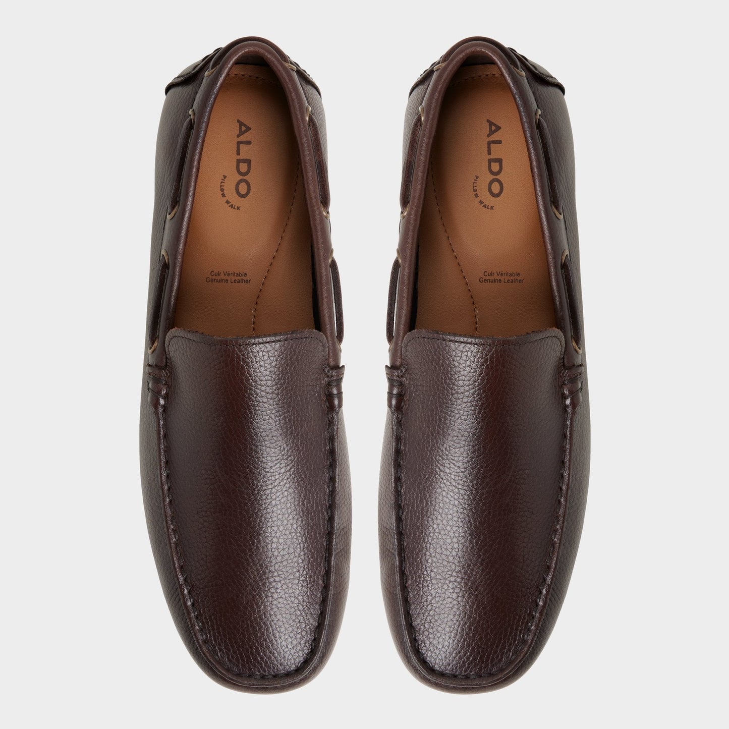 Horton in In Dark Brown - Driving shoe Aldo Dark brown