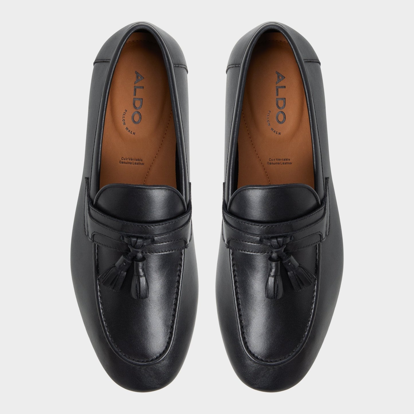 Grover Black Men's Dress Shoes - Loafer Aldo Black