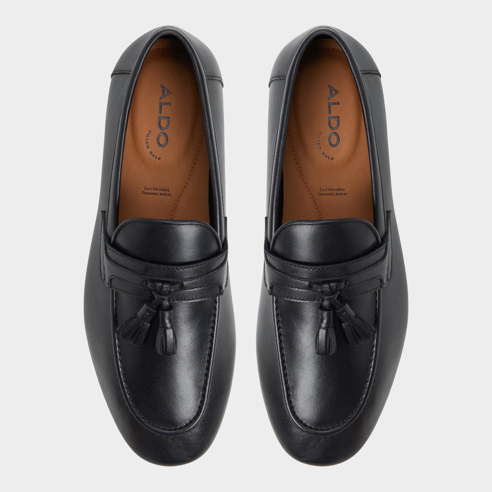 Grover Black Men's Dress Shoes - Loafer Aldo Black