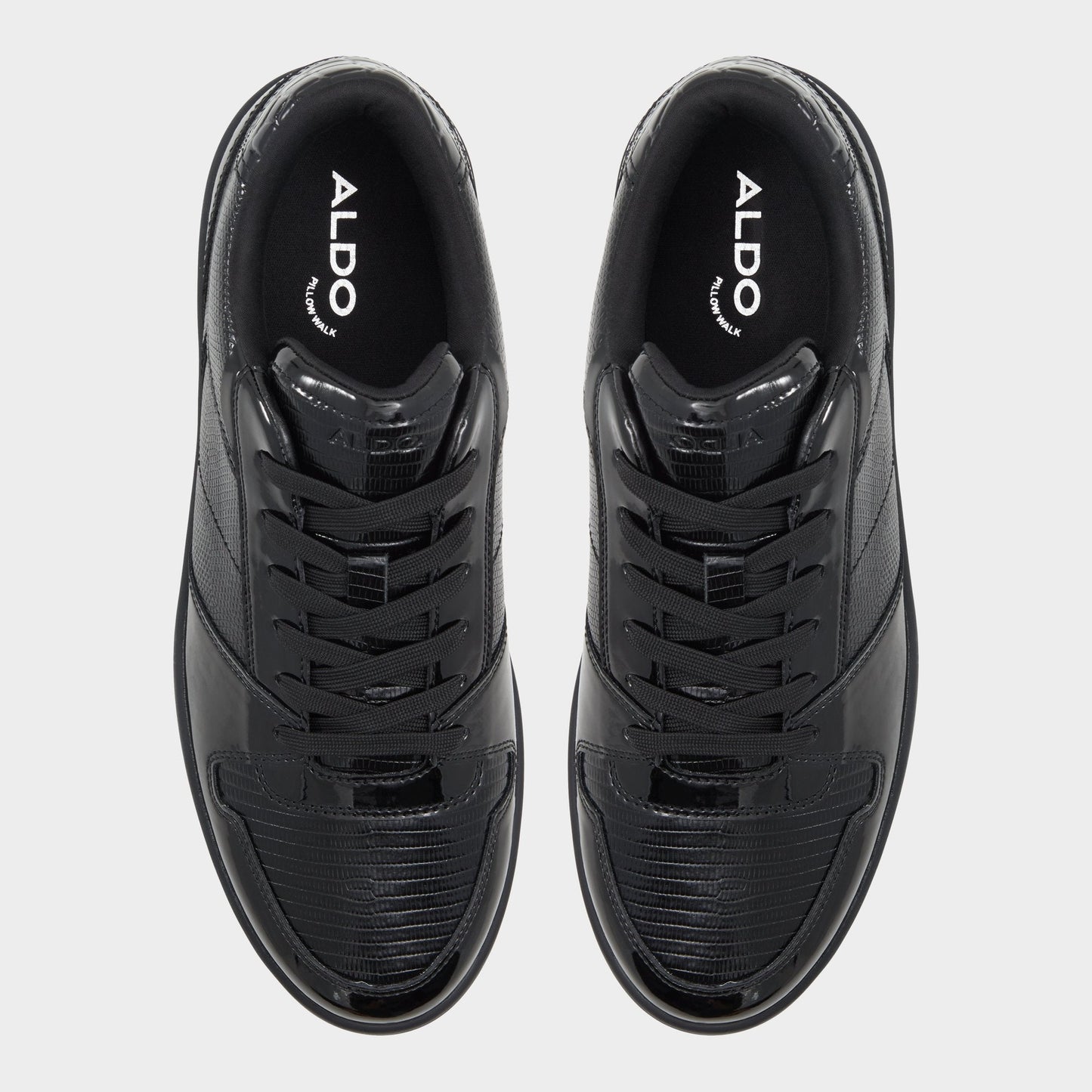 Zethan Black Synthetic Patent Men's Low top - Low top sneaker, Cup sole Aldo Black