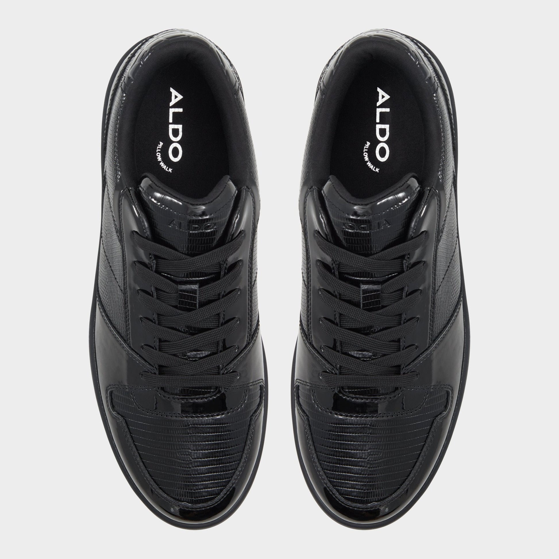 Zethan Black Synthetic Patent Men's Low top - Low top sneaker, Cup sole Aldo Black