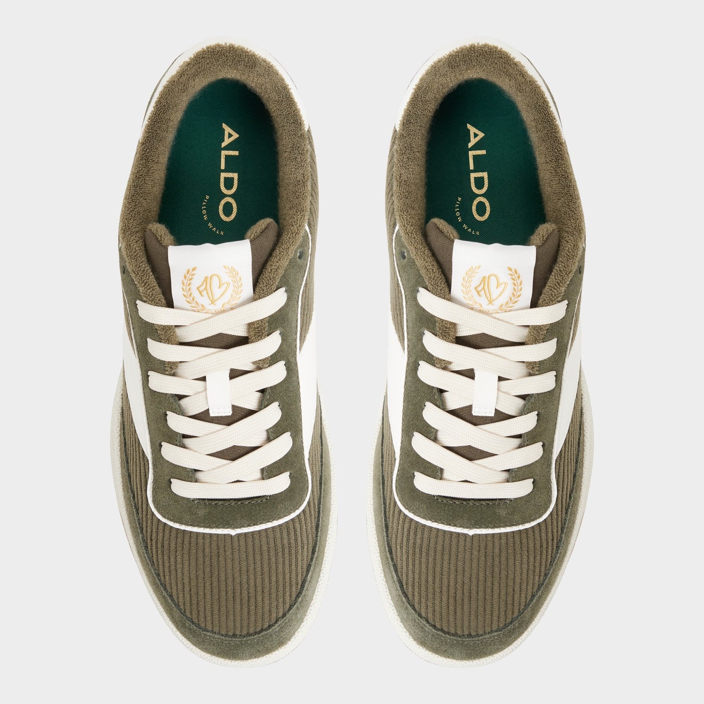Ashwin in Olive - Low top sneaker, Cup sole Aldo Olive