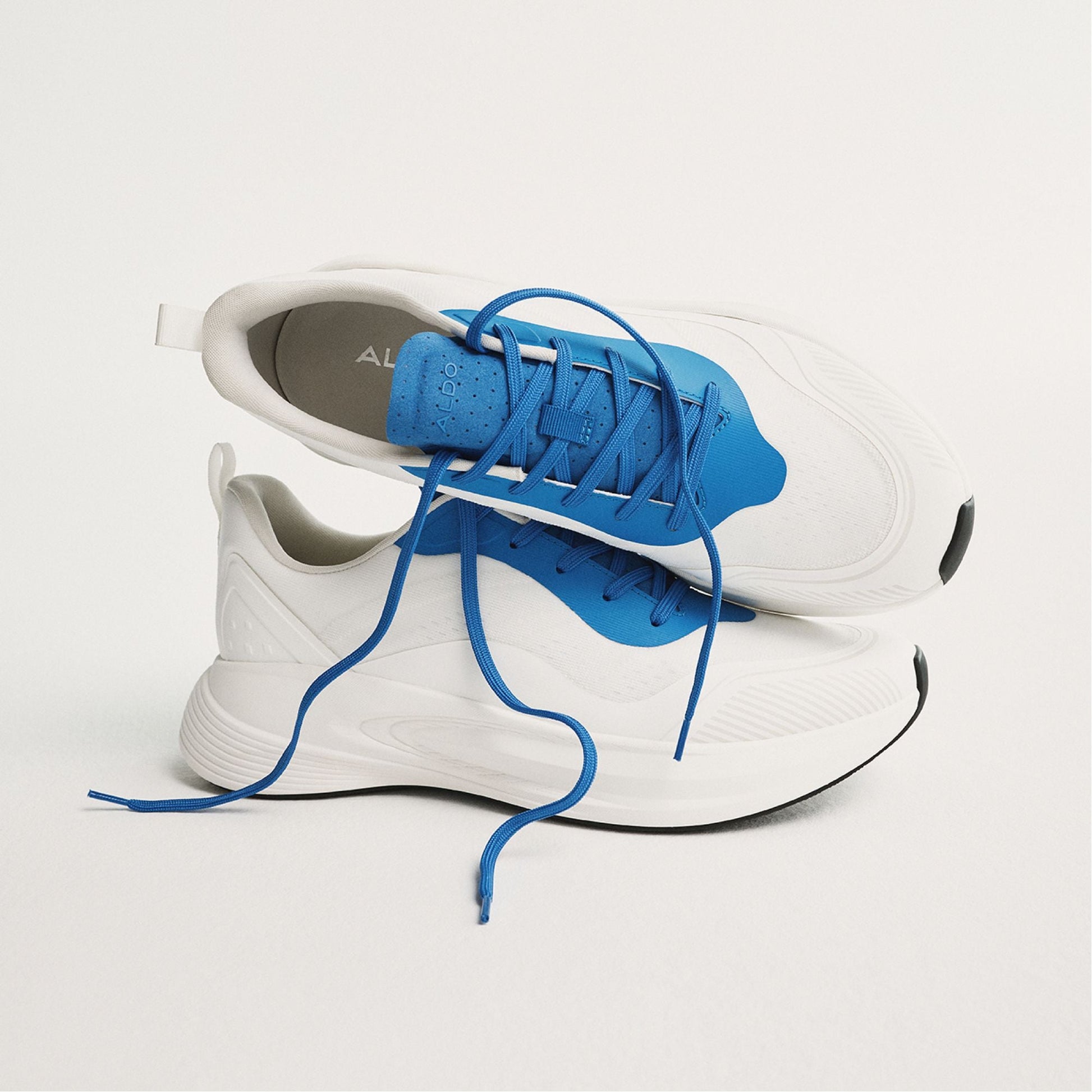 Pillowsnkr in M White Blue14112546 - Jogger sneaker, Jogger sole Aldo White/blue