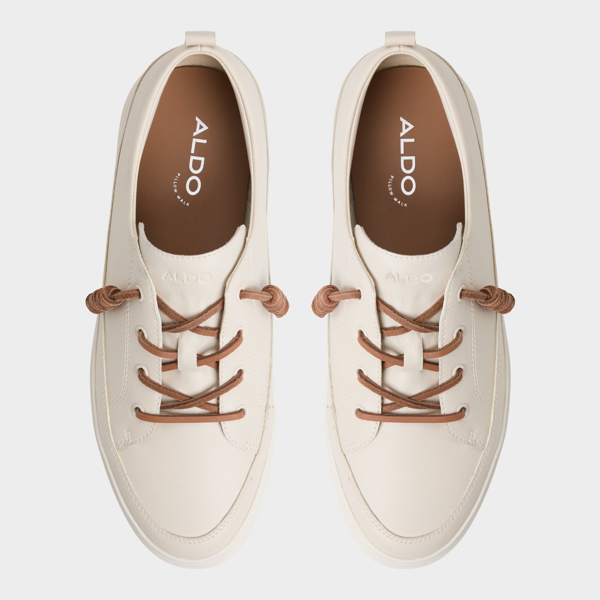 Tristin in White Bone - Low top sneaker, Cup sole Aldo White/Bone