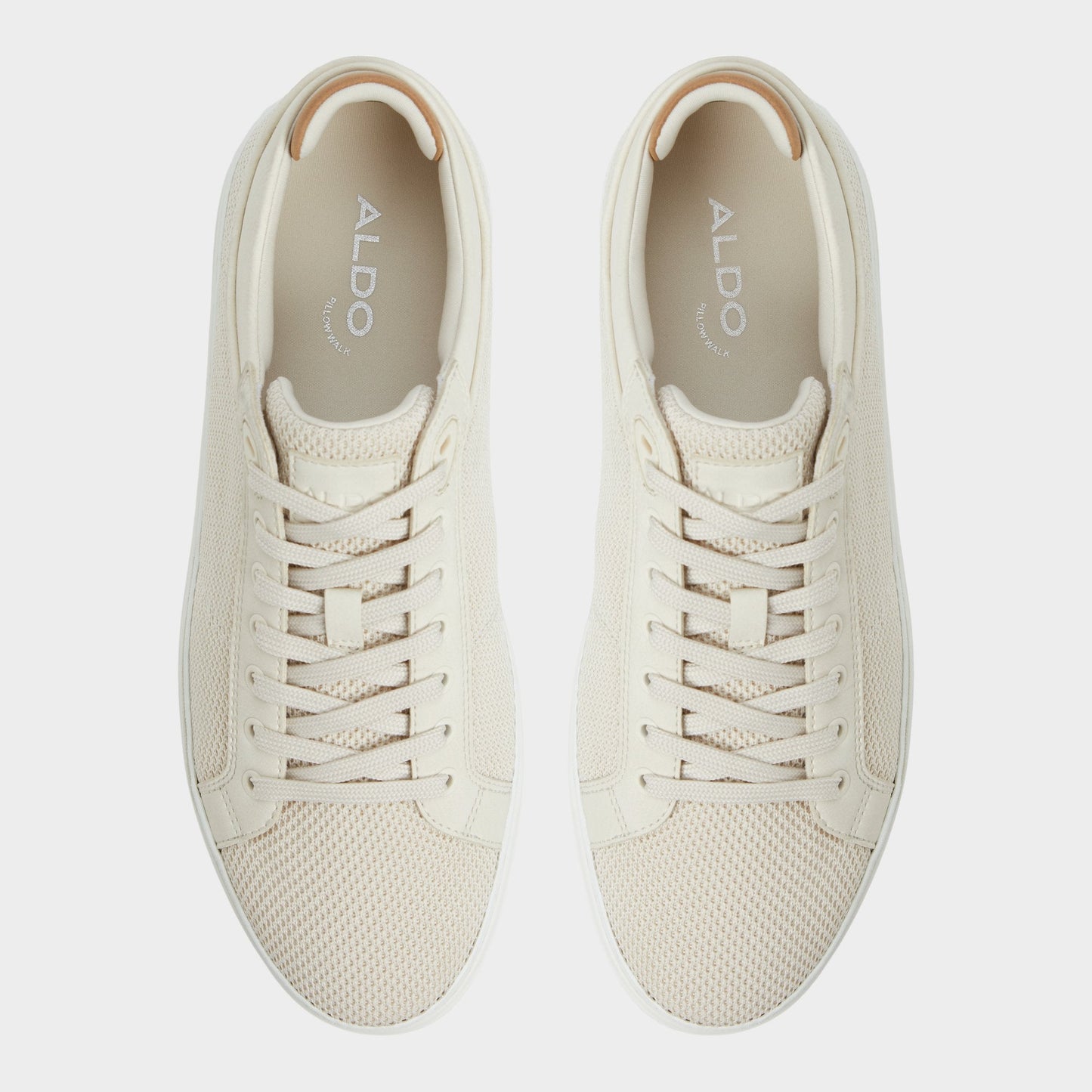 Finespec Bone Synthetic Knit Men's Low top - Low top sneaker Aldo Bone
