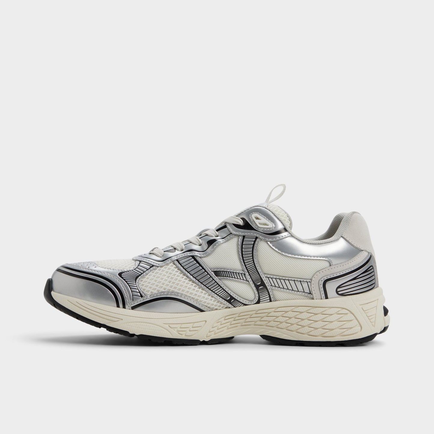 Blade in White - Low top sneaker, Jogger sole Aldo White
