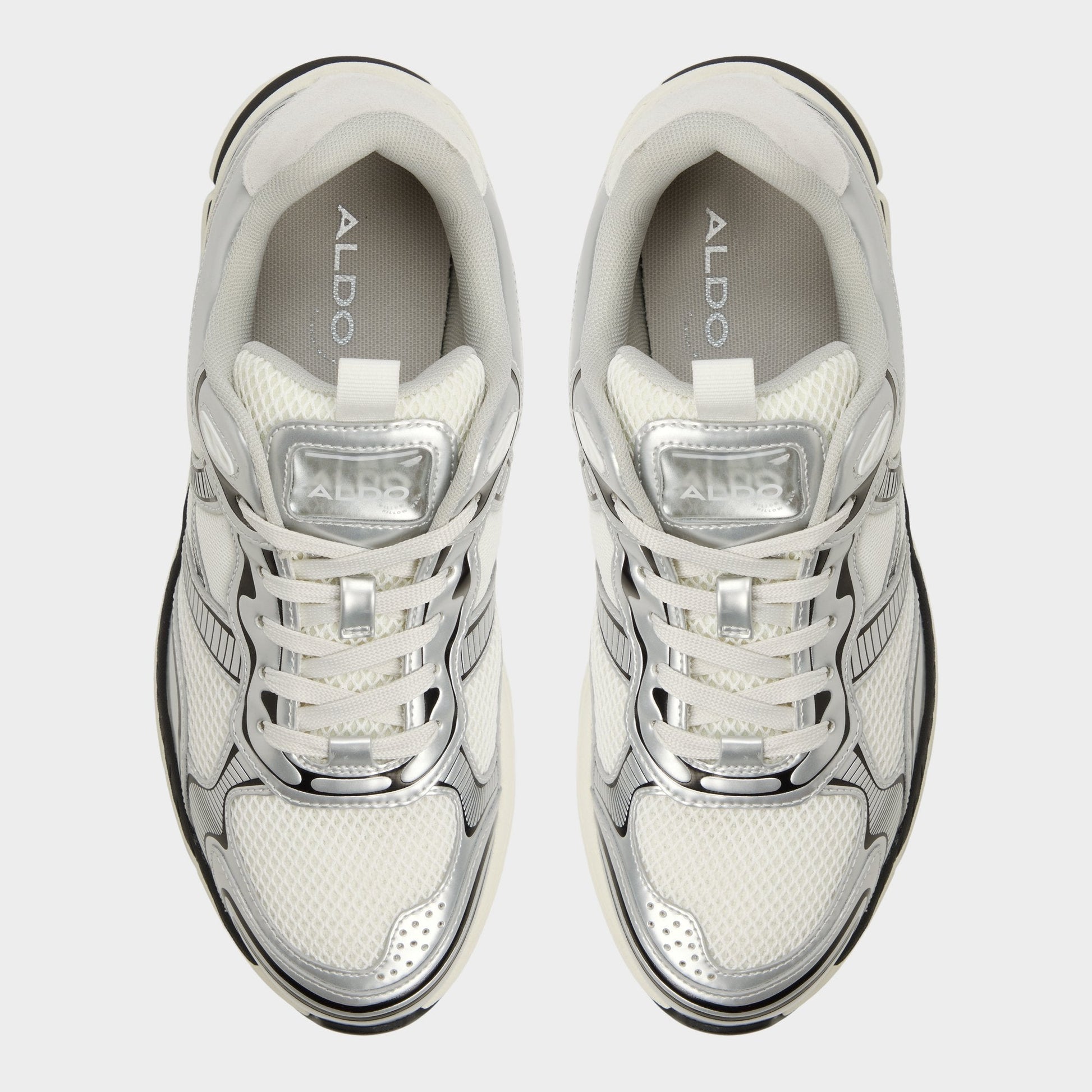 Blade in White - Low top sneaker, Jogger sole Aldo White