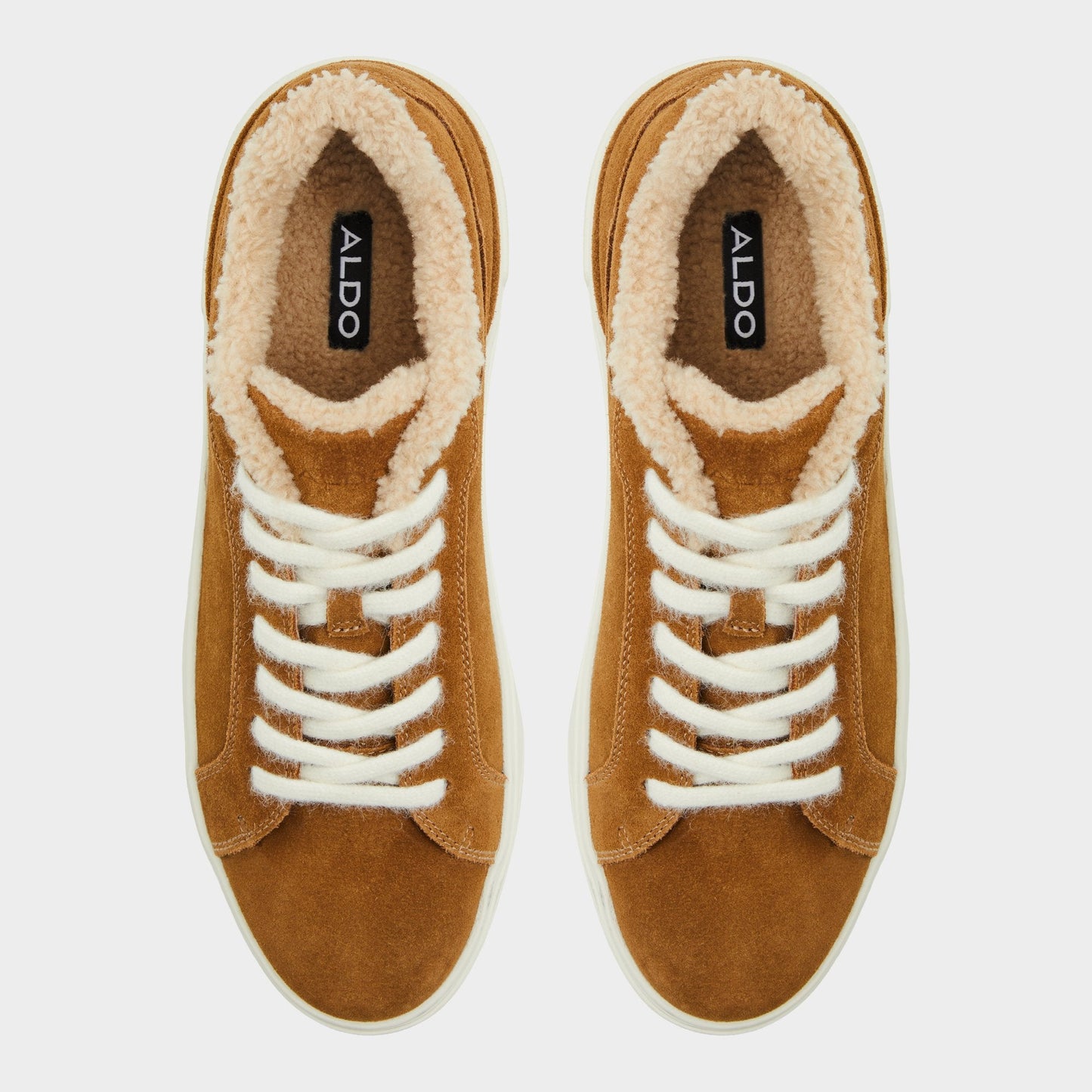 Willio Cognac Men's Sneakers - Low top sneaker, Cup sole Aldo Cognac
