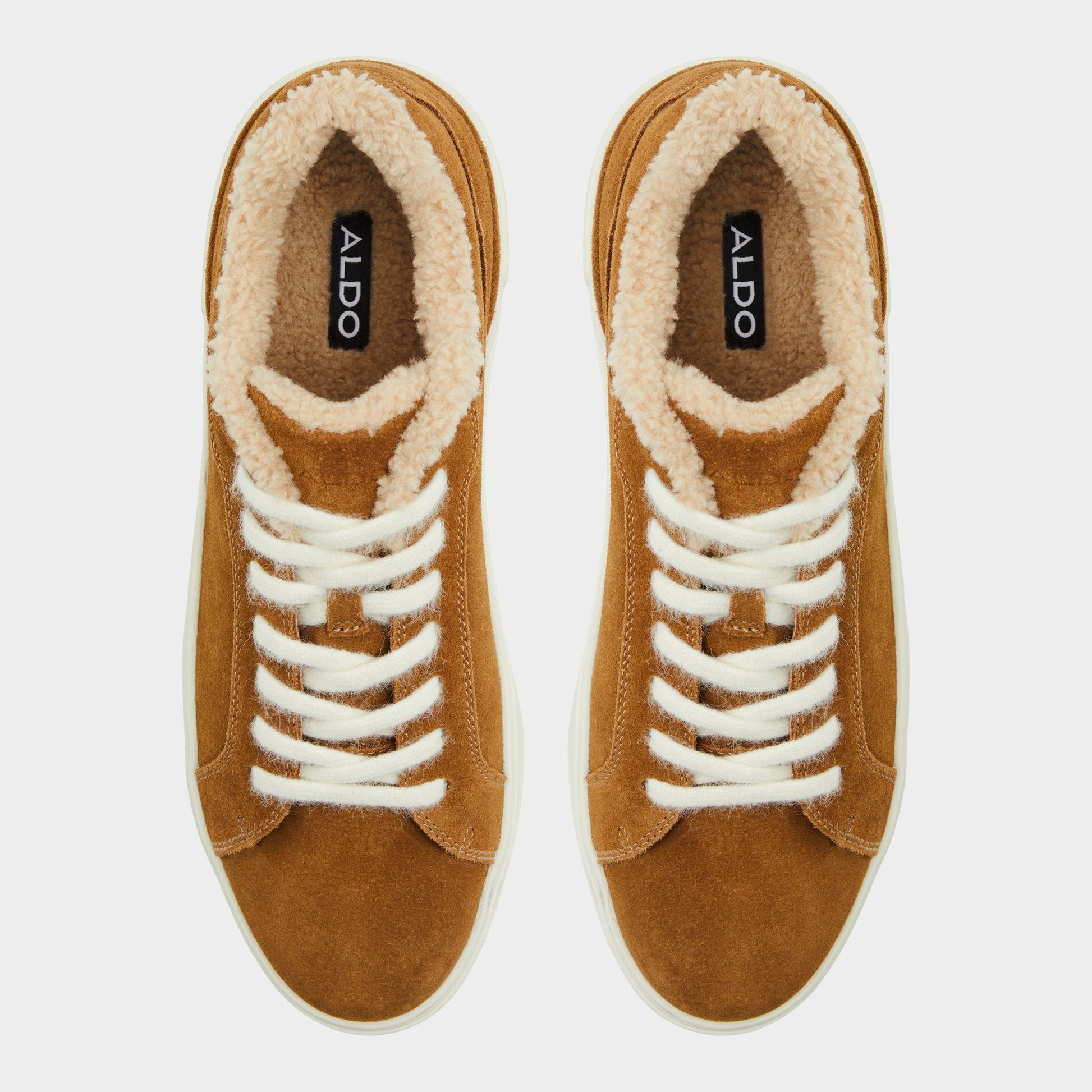 Willio Cognac Men's Sneakers - Low top sneaker, Cup sole Aldo Cognac