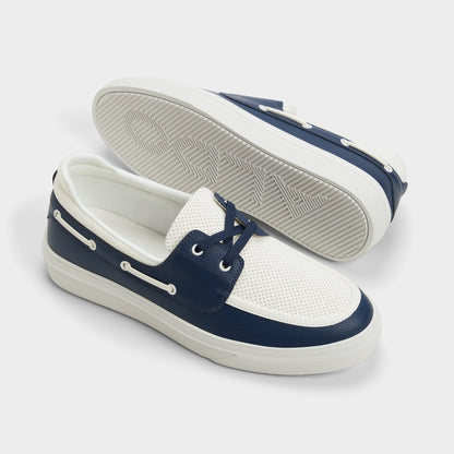Wildwave White/Navy Men's Casual Shoes - Boat shoe Aldo White/Navy