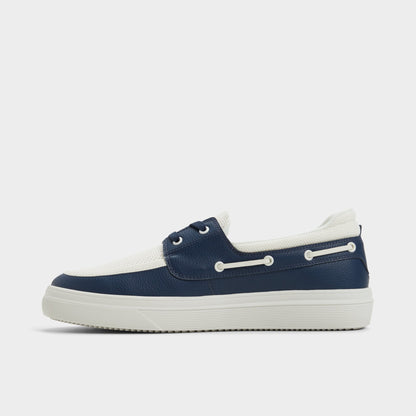 Wildwave White/Navy Men's Casual Shoes - Boat shoe Aldo White/Navy