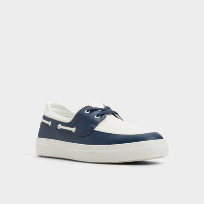 Wildwave White/Navy Men's Casual Shoes - Boat shoe Aldo White/Navy