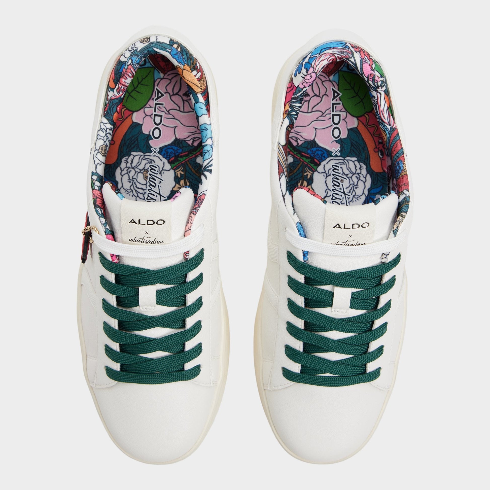 Whatisadam in White Combo - Men's low top sneaker Aldo White combo
