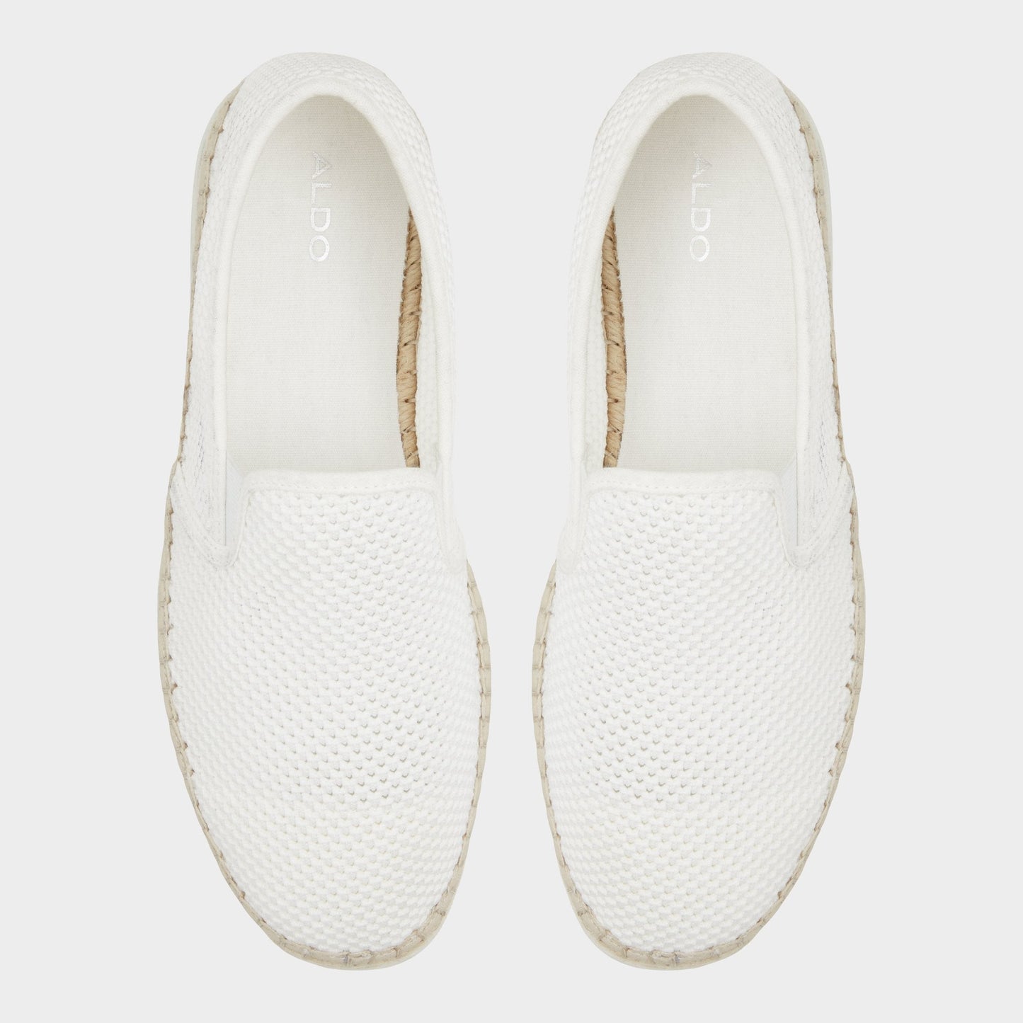 Johnney White Men's Espadrilles - Espadrille Aldo White