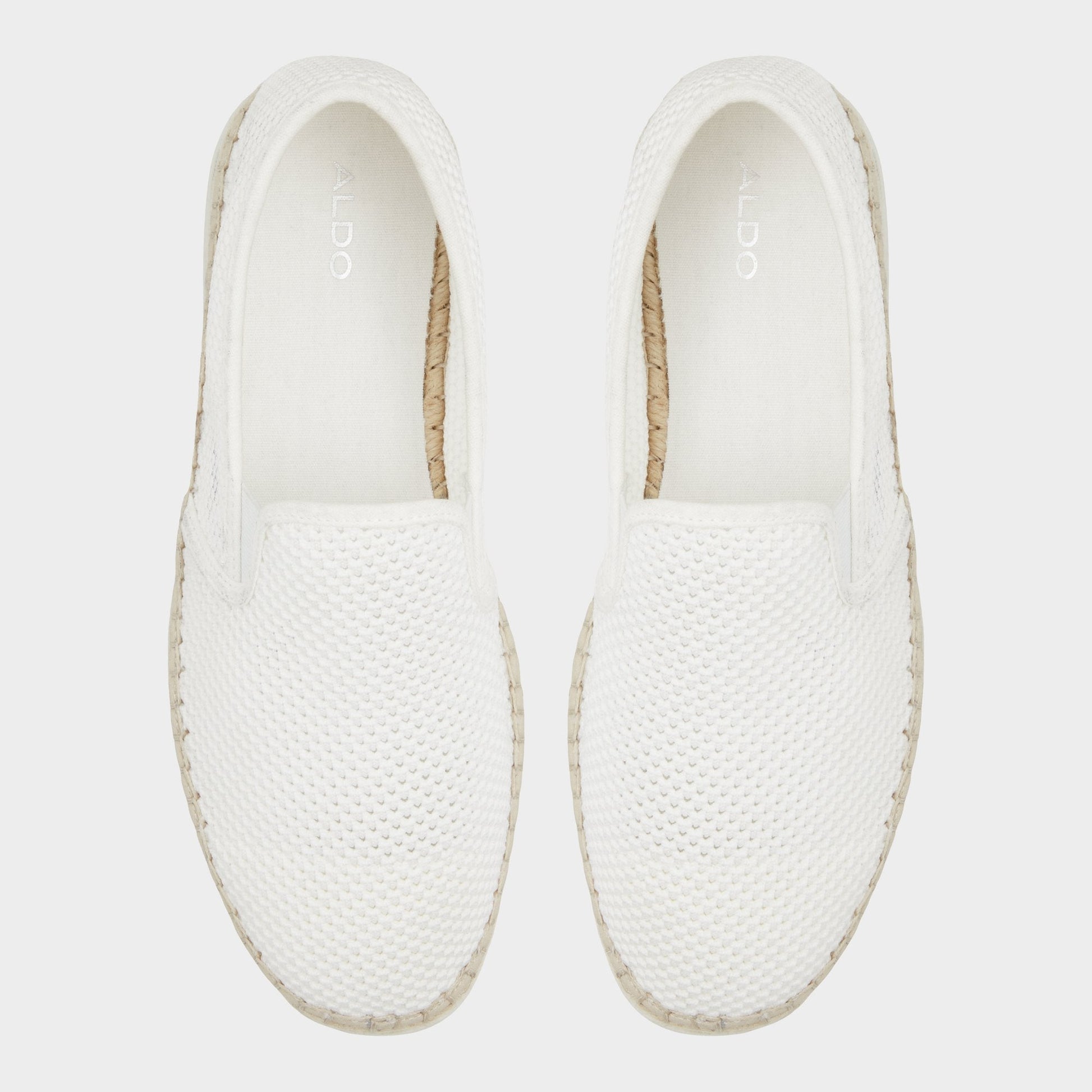 Johnney White Men's Espadrilles - Espadrille Aldo White